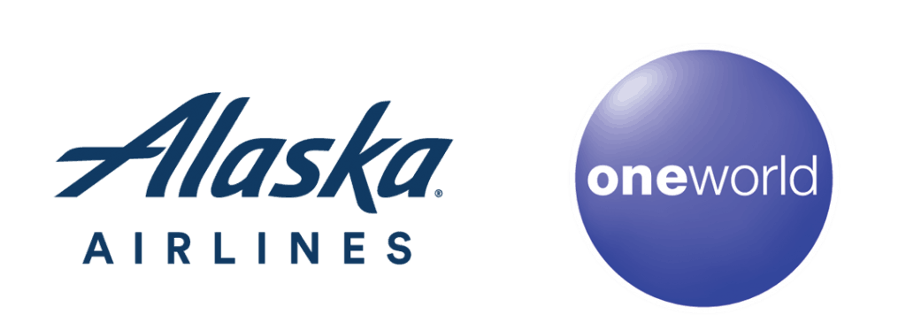Alask Airlines One World logo