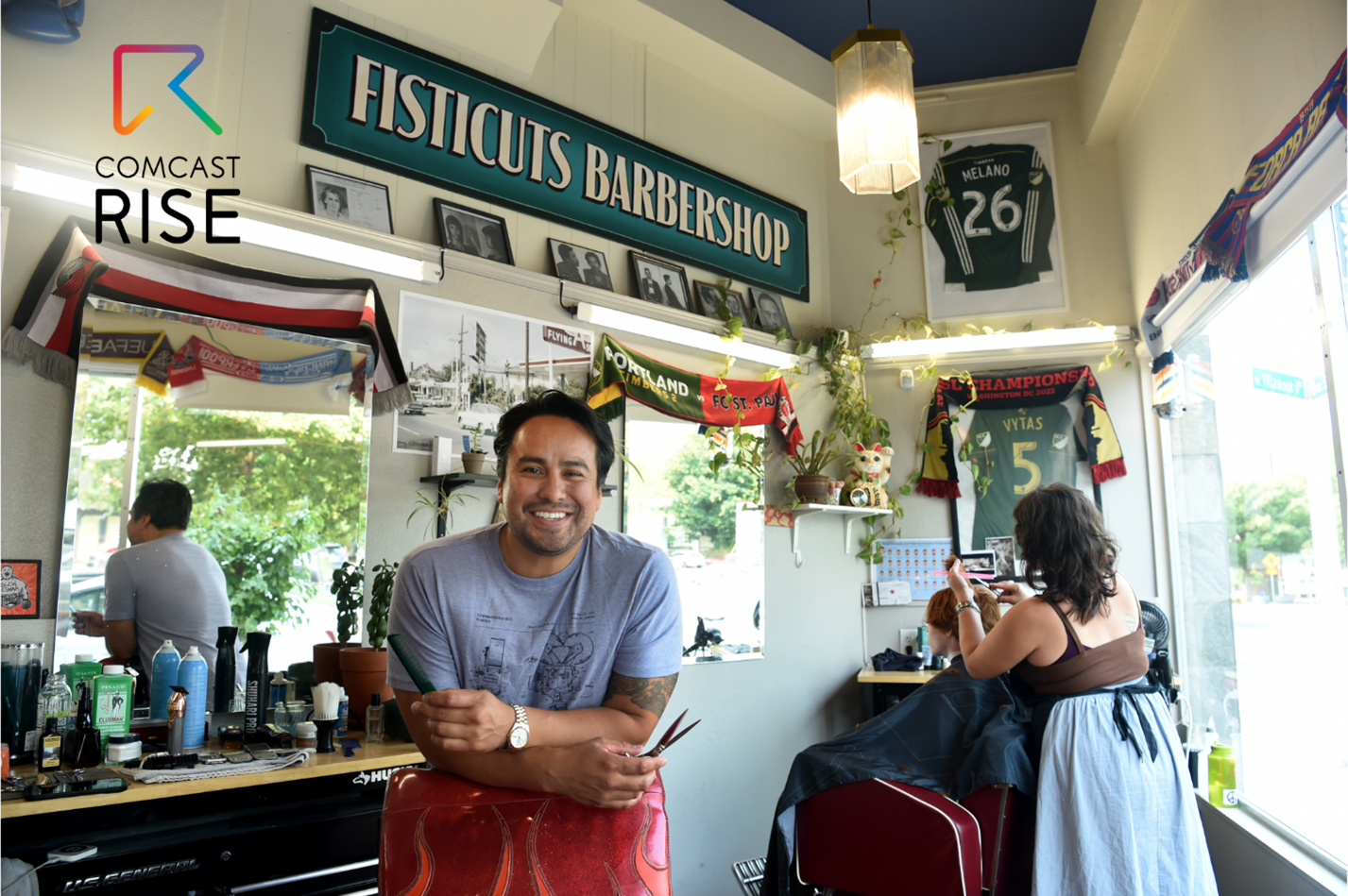 Fisticuts Barbershop in Portland's Hollywood District